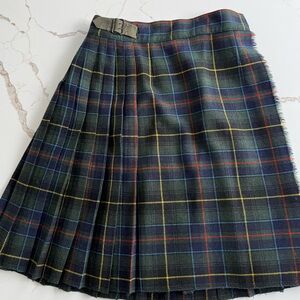 Vintage Wool Tartan kilt made in England